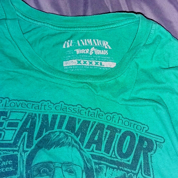 Terror Threads Re-animator green 4xl t-shirt - Picture 4 of 4
